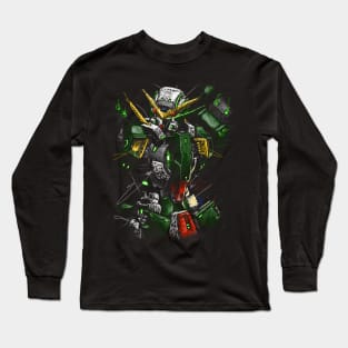 Gundam dynames scribble Long Sleeve T-Shirt